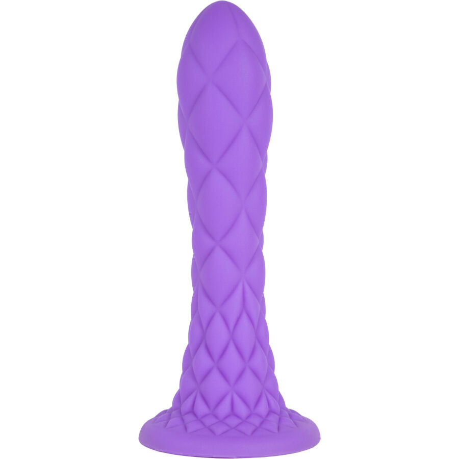 Dreamy Dildo Fantasy Liquid Silicone Thermoreactive Violet 18.5 cm