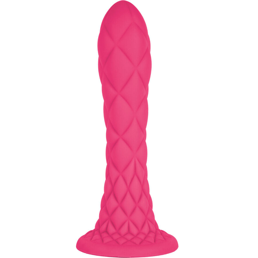 Dreamy Dildo Fantasy Liquid Silicone Thermoreactive Fuchsia 18.5 cm