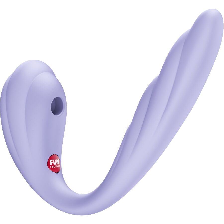 Vivace Insertable Double AIR Pulse Vibrator Purple