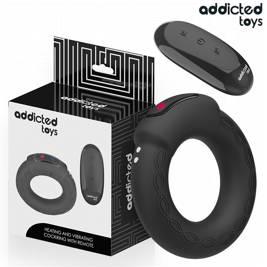 Heating Effect Vibrating Cock Ring Remote Control