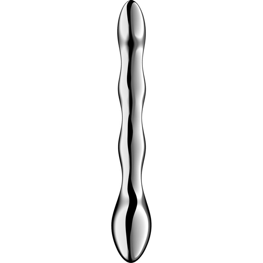 Cosmic Crest 2 Stainless Steel Double-Ended Dildo