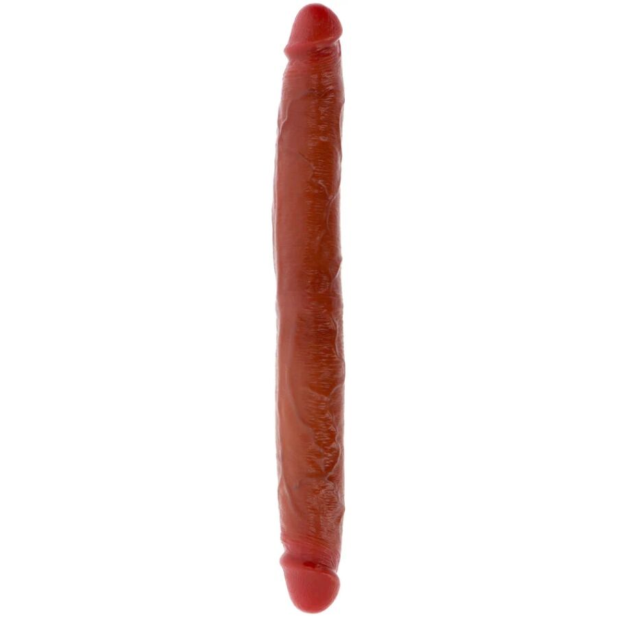 Double-Ended Silicone Dildo Caramel 35 cm