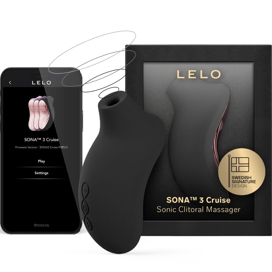 Sona 3 Cruise Sonic Clitoral Massager Black