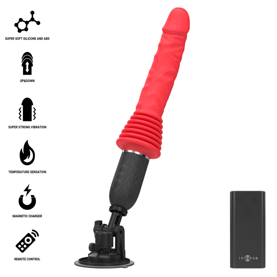 Cynthia Remote Control Thrusting Vibrator with Heat