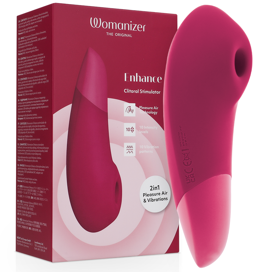 Enhance Clitorial Stimulator Vibrant Pink