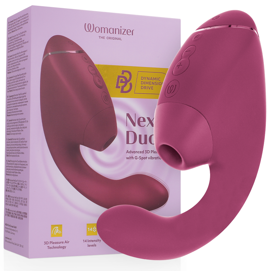 DUO Next Dual Clitoral & g-Spot Stimulator Dusky Pink