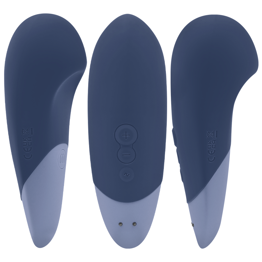 Vibe LAY-ON Silent Vibrator Dark Blue