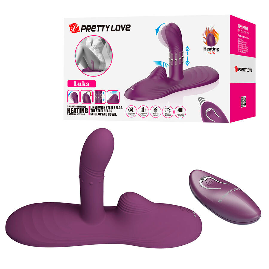 Pretty Love - Luka SIT-Down Vibrator with Heat Effect and