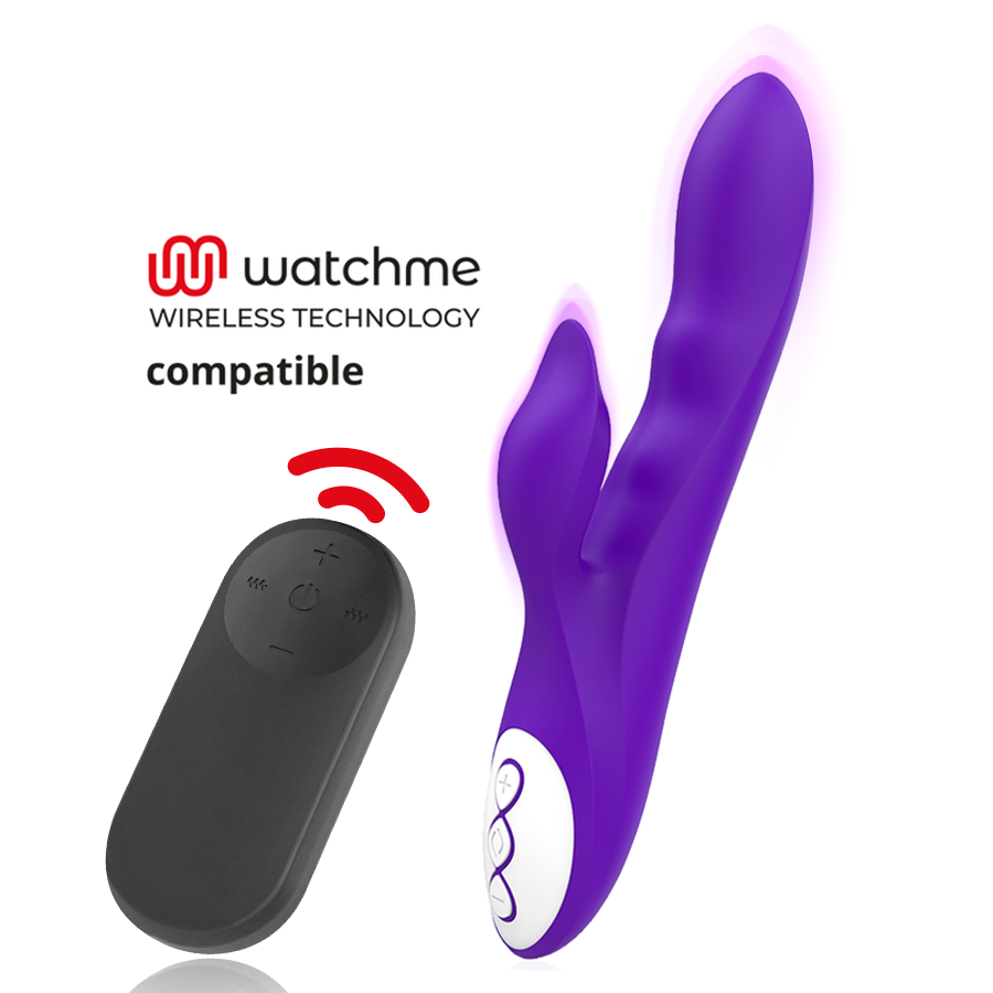 Galo Purple Vibrator + Watchme Remote Control