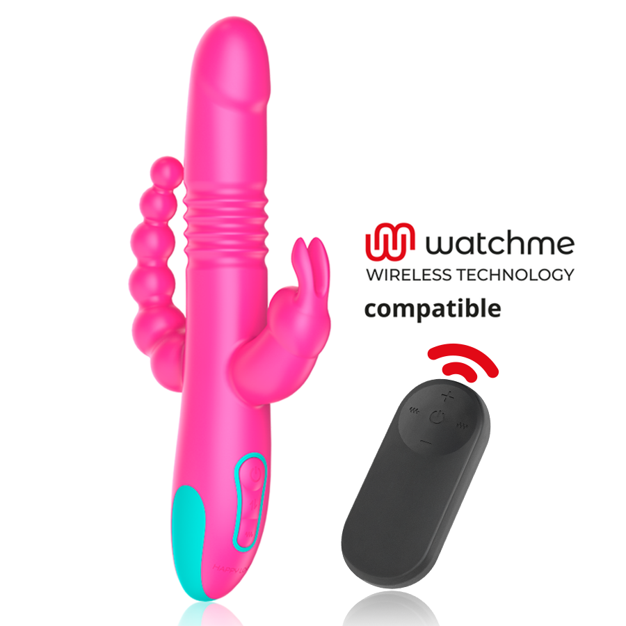 Donald Triple Stimulation: Anal, g-Spot & Clitoris + Watchme Remote Control