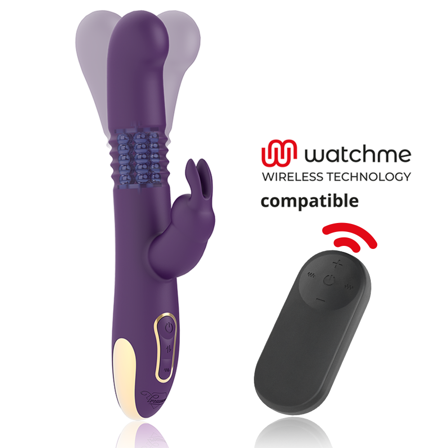 Bastian Rabbit UP & Down Rotator & Vibrator + Watchme Remote Control