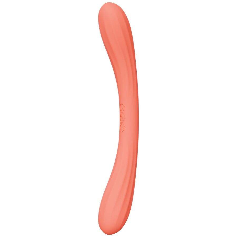 Boomerang Double Ended Vibrator Coral RED