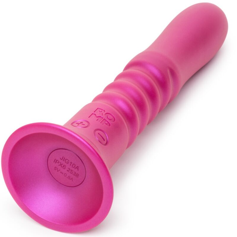 Jiggle UP and Down Vibrator with Pink Suction CUP