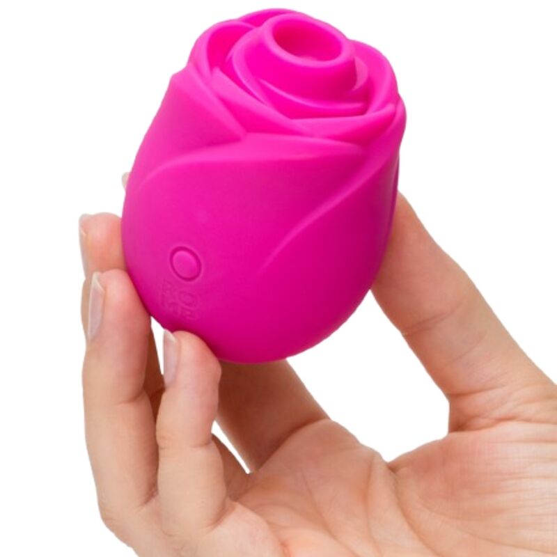 Rose Pink-Shaped Clitoral Suction Tool