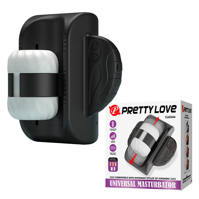 Pretty Love - Calista Universal Automatic Masturbator Black