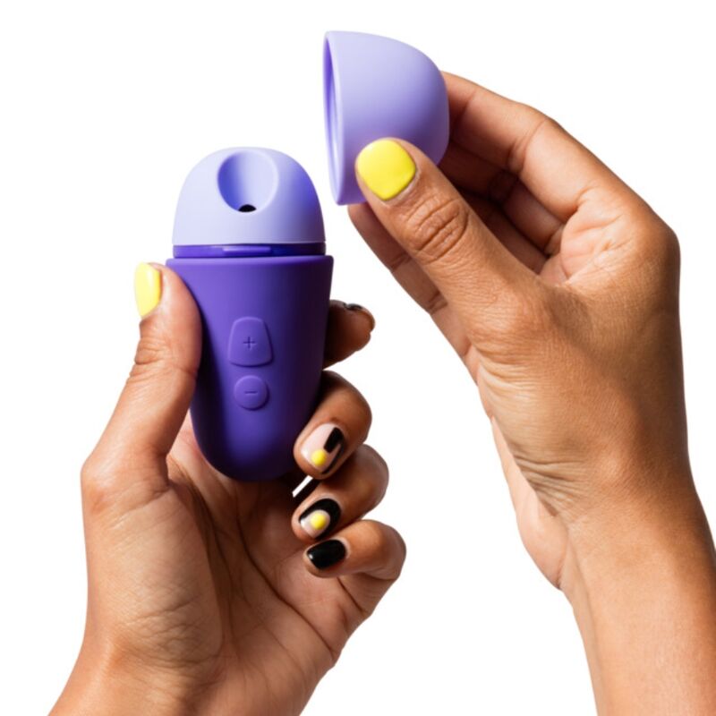 Free X Clitoral Stimulator with LID 10 Levels Rechargeable Purple
