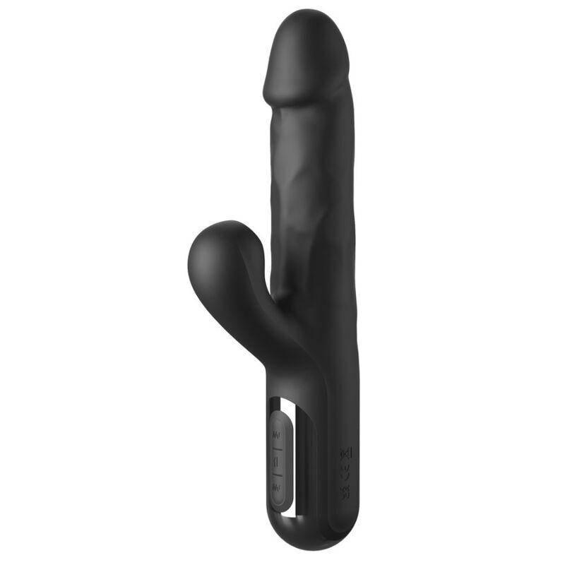 Sonix Silicone Thruster Rabbit Vibrator Black