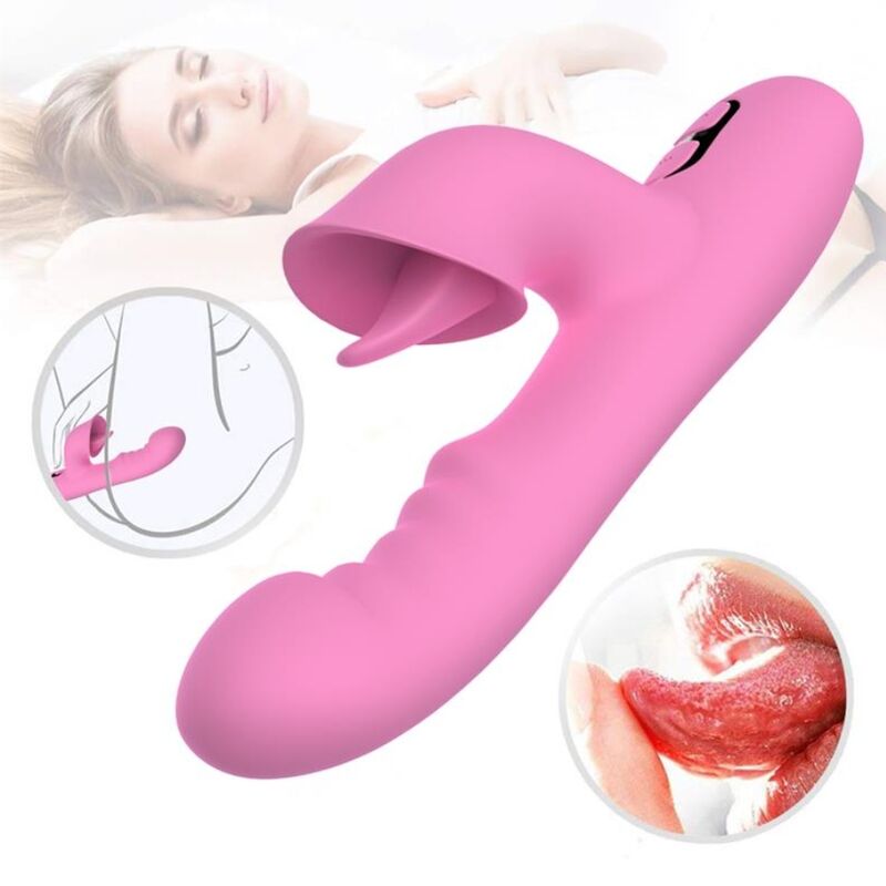 T-MAY Rabbit Vibrator with Push and Oscillating Motion
