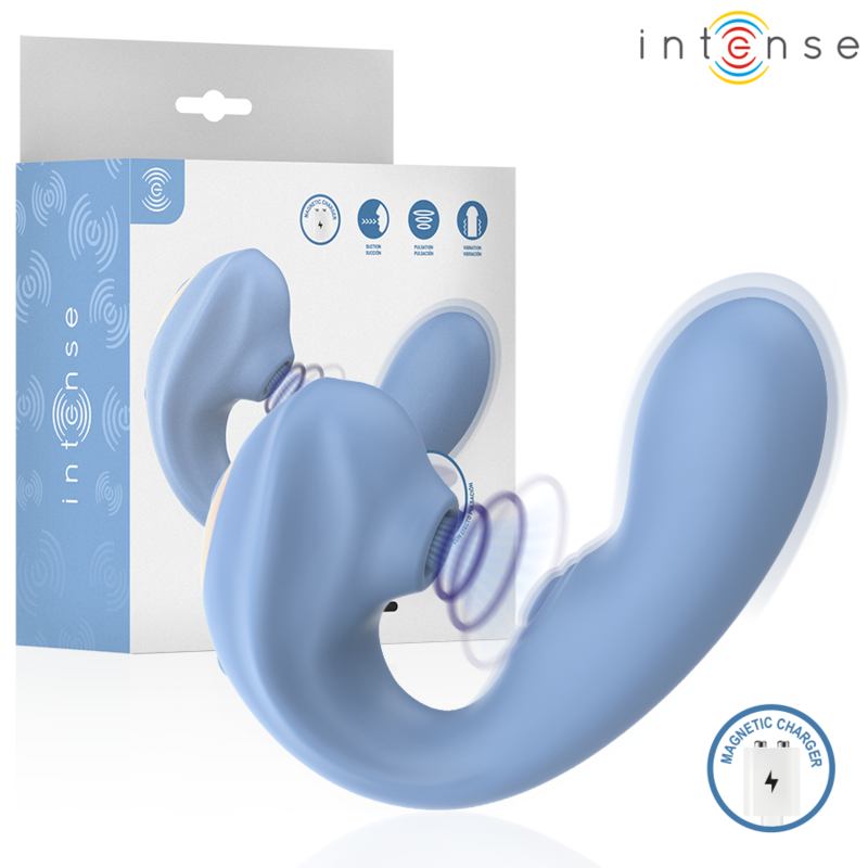 Gina Multifunction Clitoral Stimulator Blue