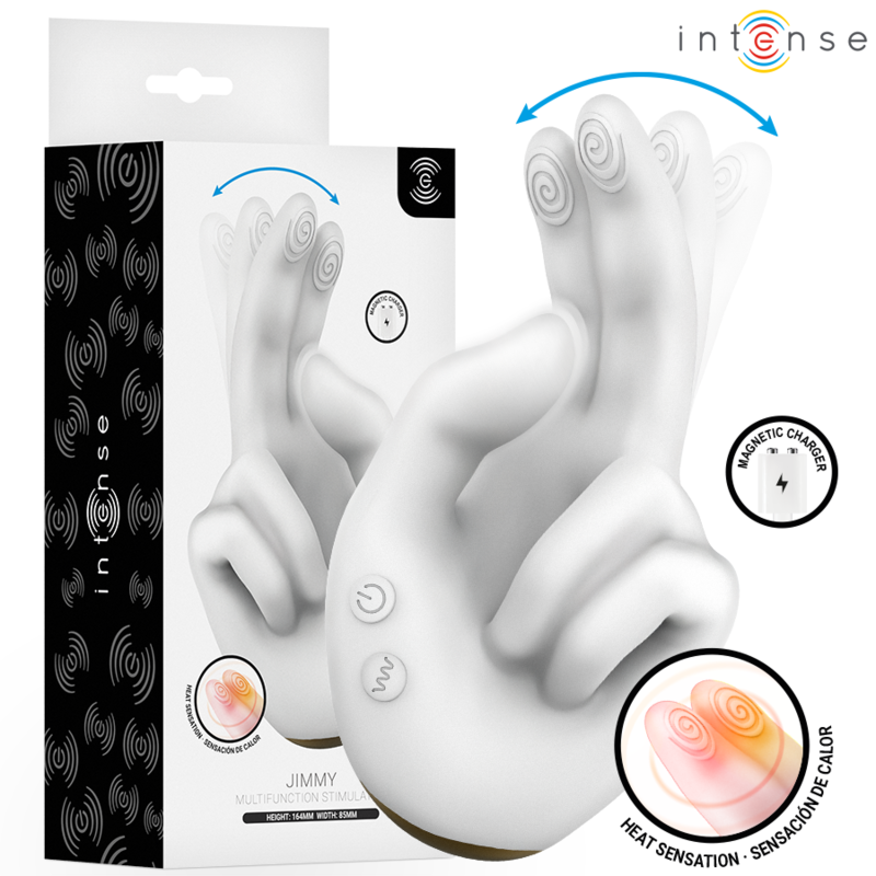 Jimmy Hand-Shaped Multifunction Stimulator with Vibration and Heat