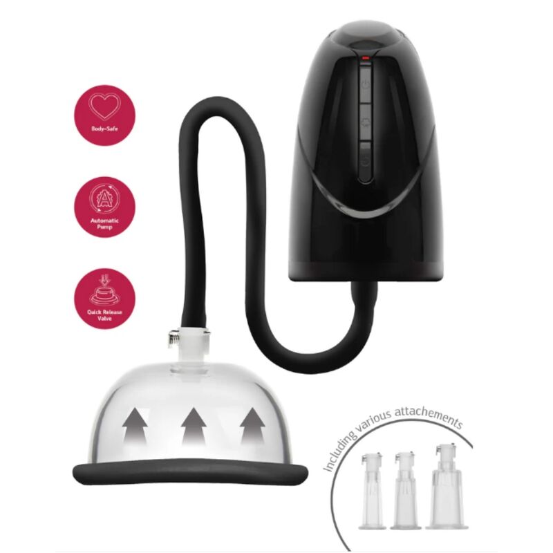 Automatic Vacuum Pump for Vagina and Clitoris Black