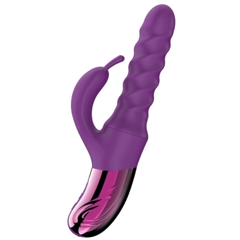 Purple Rabbit Swirl Vibrator