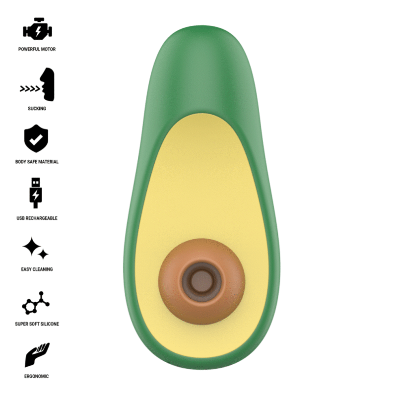 Waki Avocado Clitoral Suction Stimulator