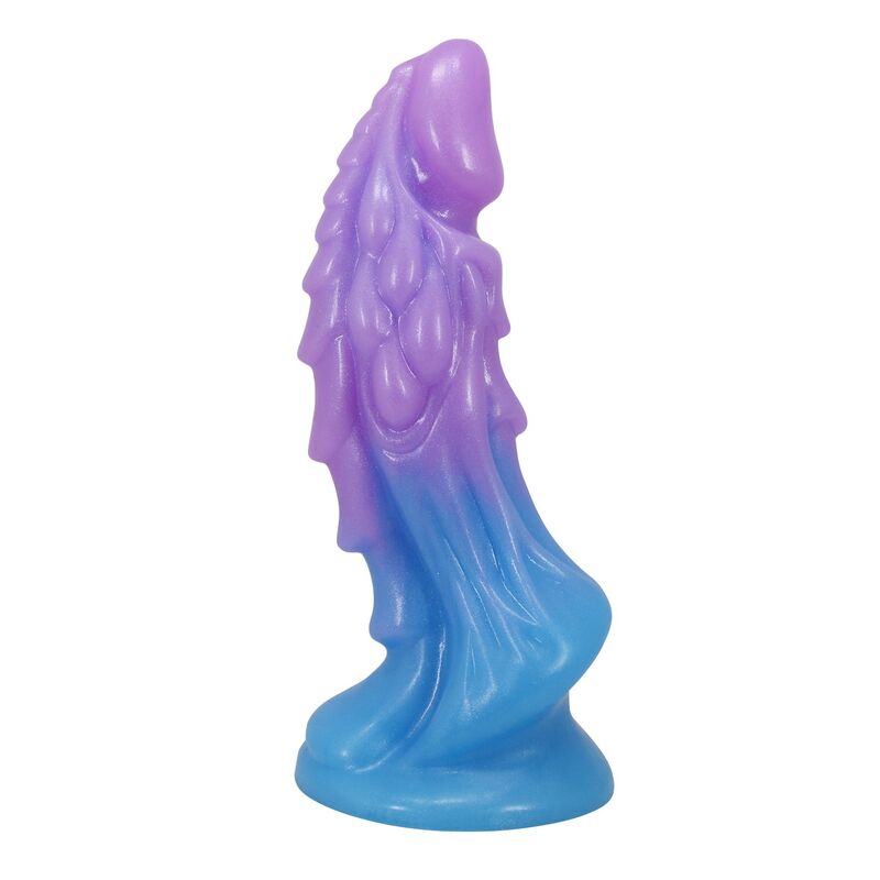 Atlanteans Realistic Dildo with Suction CUP 19 cm Ø 5 cm Blue & Purple