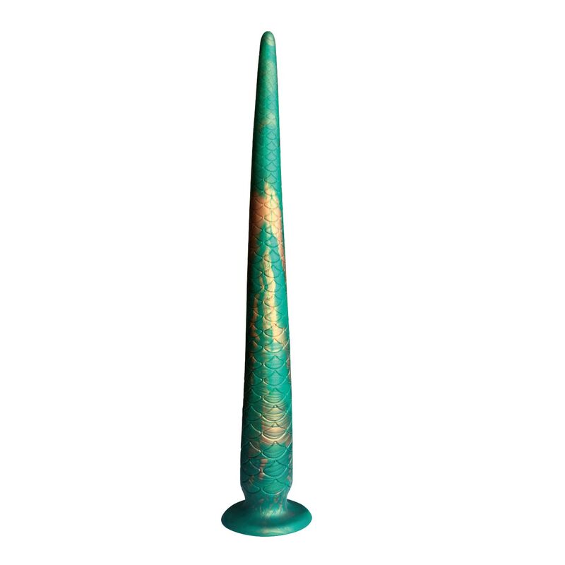 Wildwyrm Tail Bicolor Fantasy Silicone Dildo 47 cm Ø 4 cm