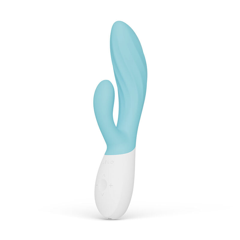 INA Twist Double Vibrator Rabbit for g-Spot and Clitoris Blue