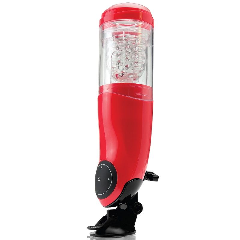 PDX Mega Bator USB Male Masturbator Mouth RED