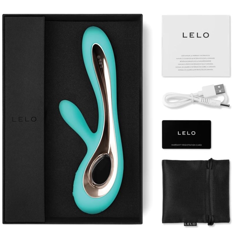 Soraya 2 Rabbit Aqua Green Vibrator
