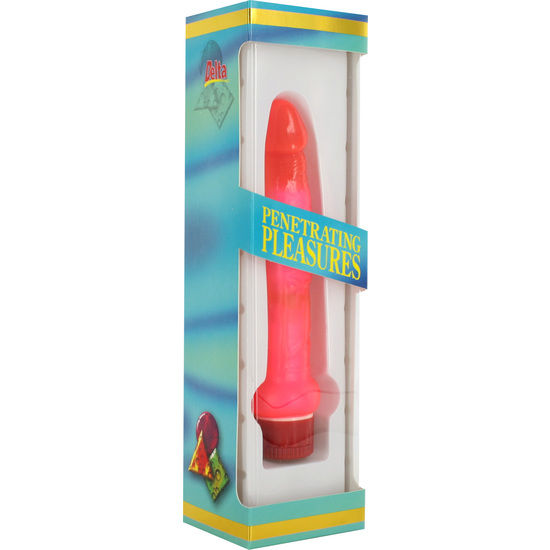 Jelly Thin Pink Anal Vibrator