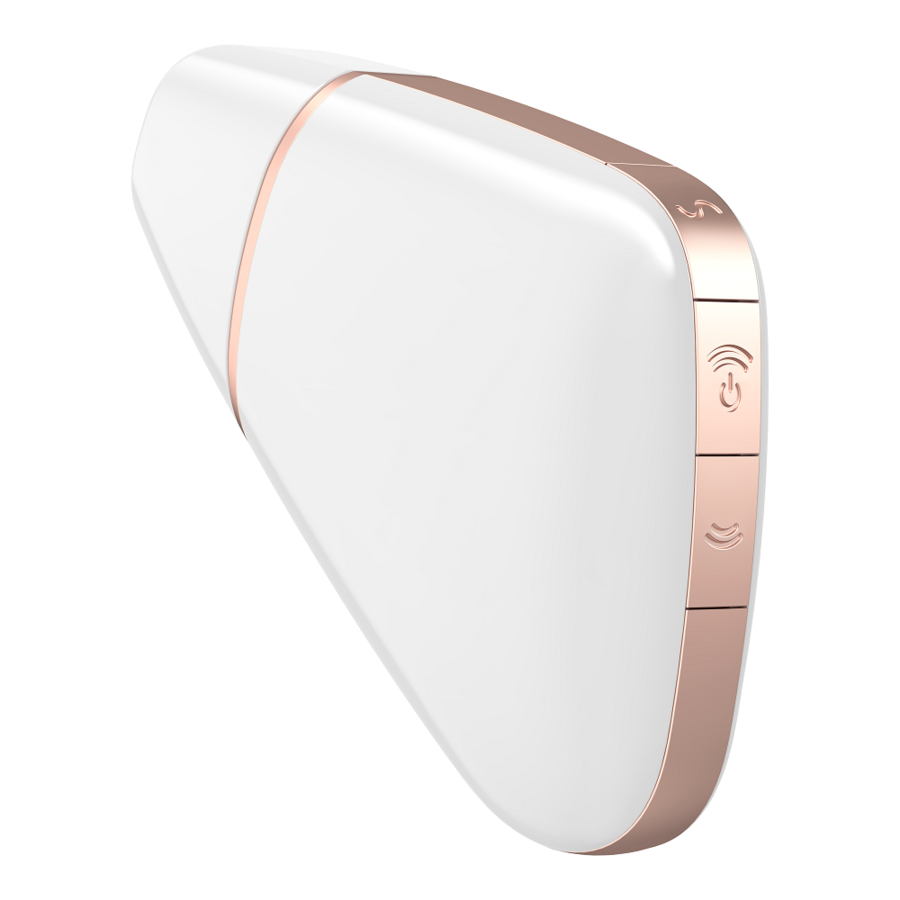 Love Triangle AIR Pulse Stimulator & Vibrator White