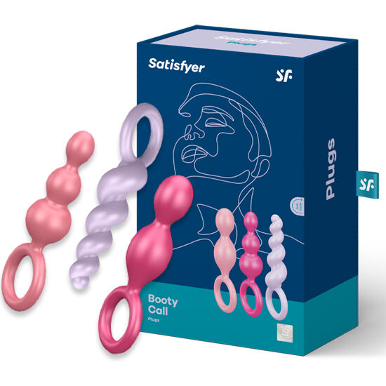 Anal Plugs SET 3 PCS Tricolor