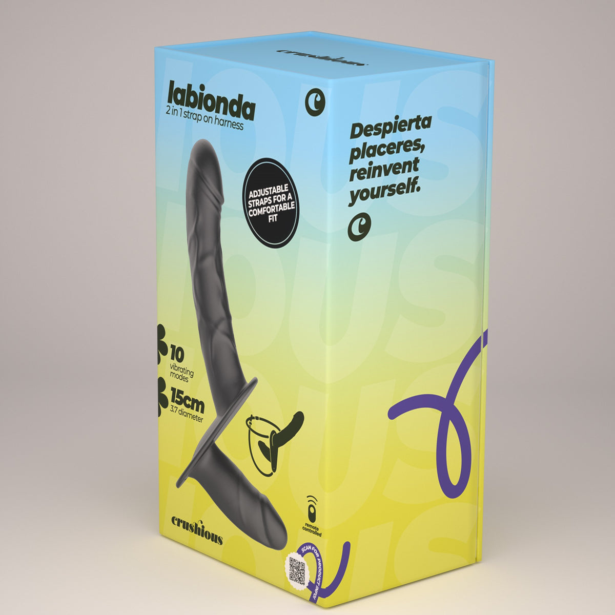 Labionda Double Harness with Remote Control