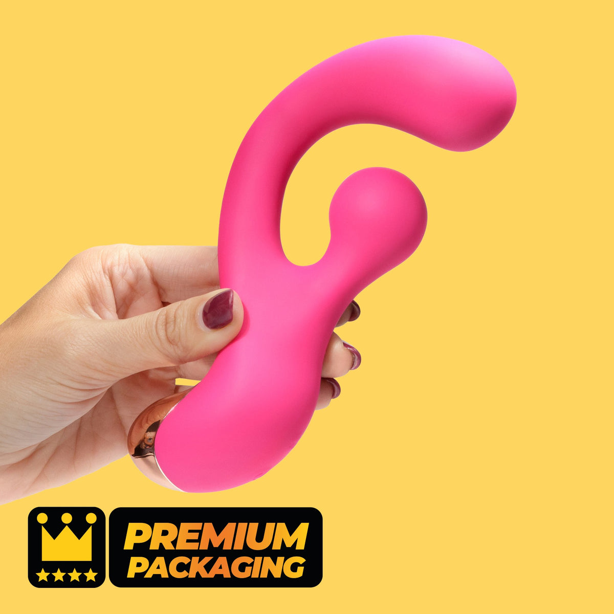 Pleaser Vibrator with Rotating Stimulation