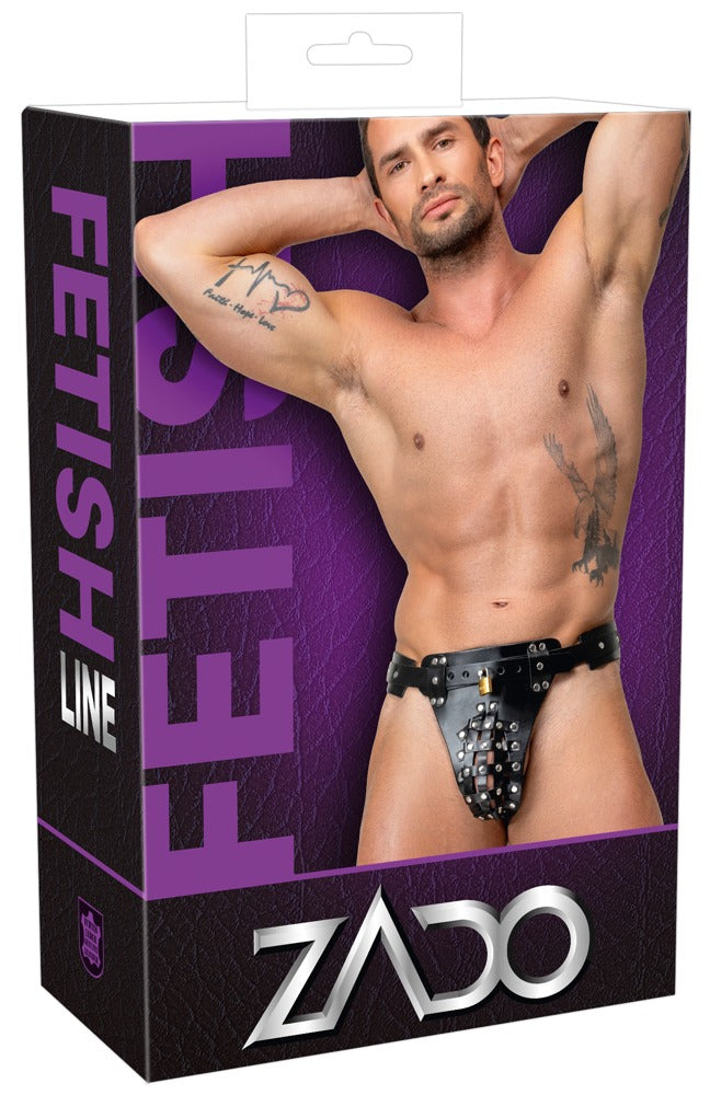 Leather Chastity Thong