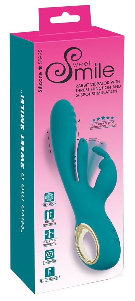 Rabbit Vibrator with Thrust Function and G-Spot Stimulation