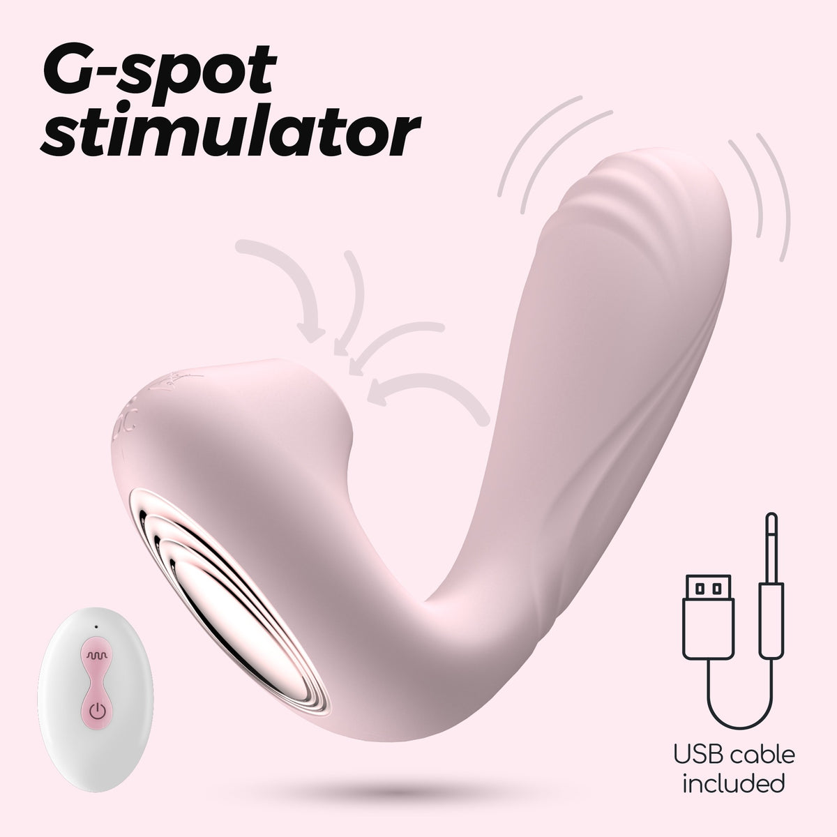 Pookie + Remote Controlled Stimulator Pink
