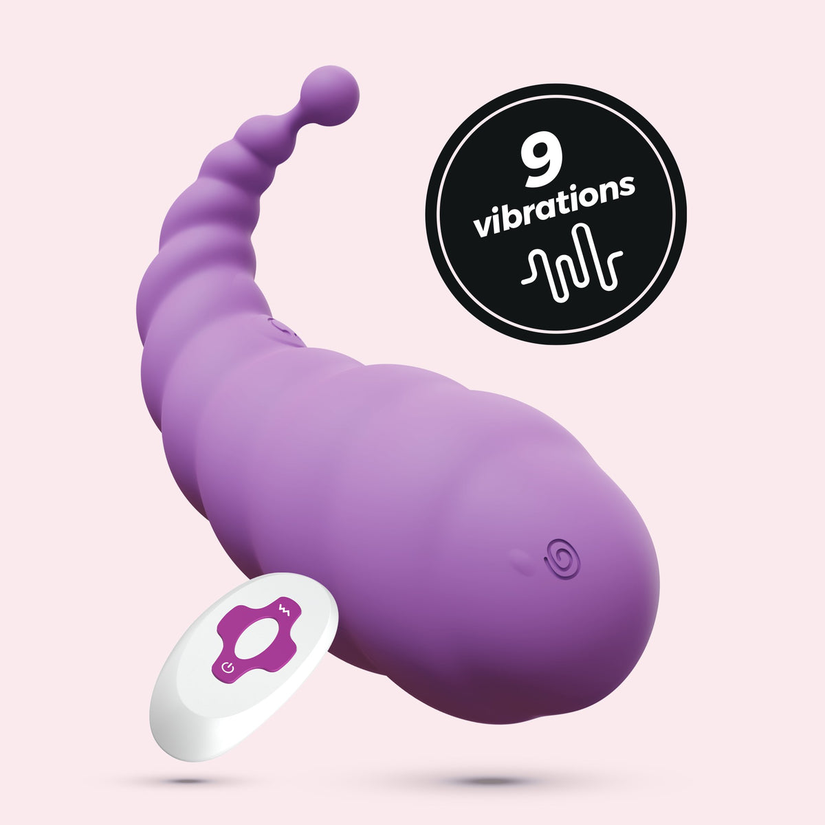 Cocoon Rechargeable Vibrating EGG with Wireless Remote Control Purple