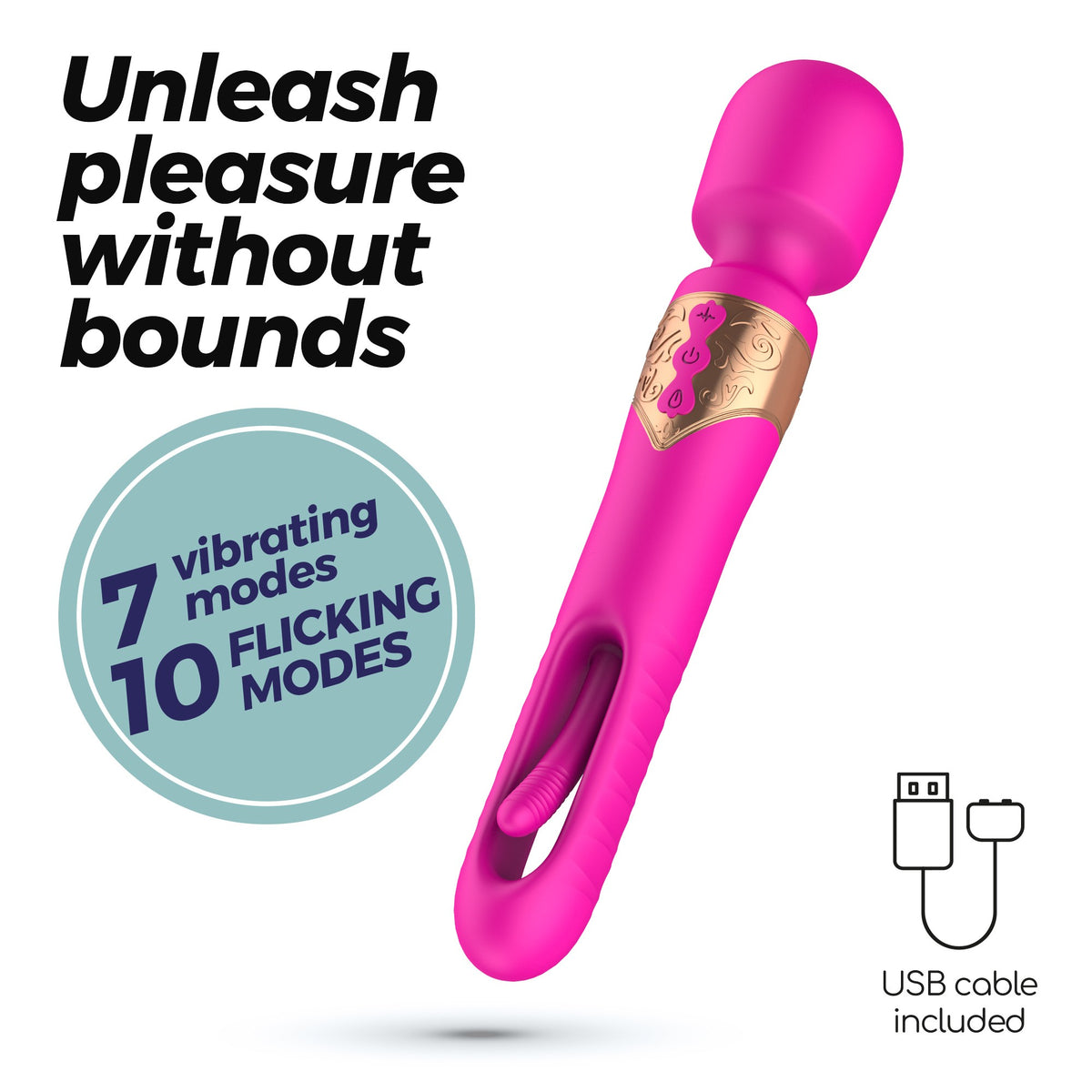 BIG BEN Dual Massager with Flicker