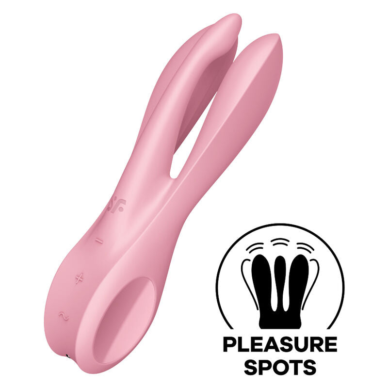 Threesome 1 Vibrator Pink