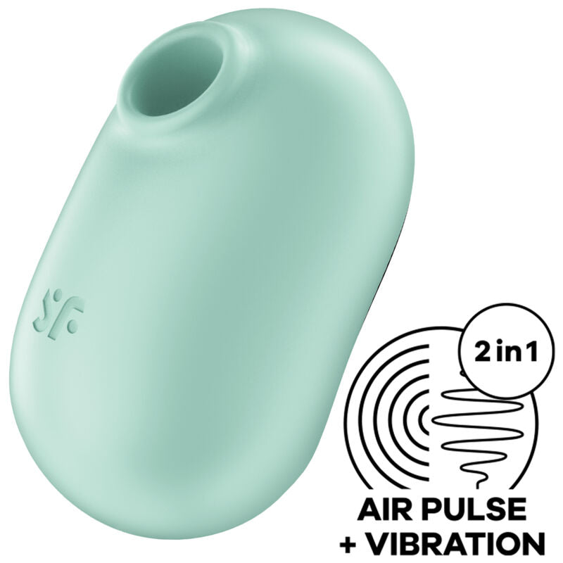 PRO TO GO 2 Double AIR Pulse Stimulator & Vibrator Green