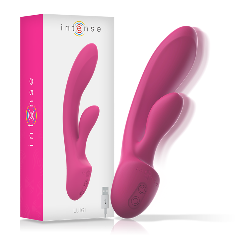 Luigi Rabbit Vibrator Pink Liquid Silicone