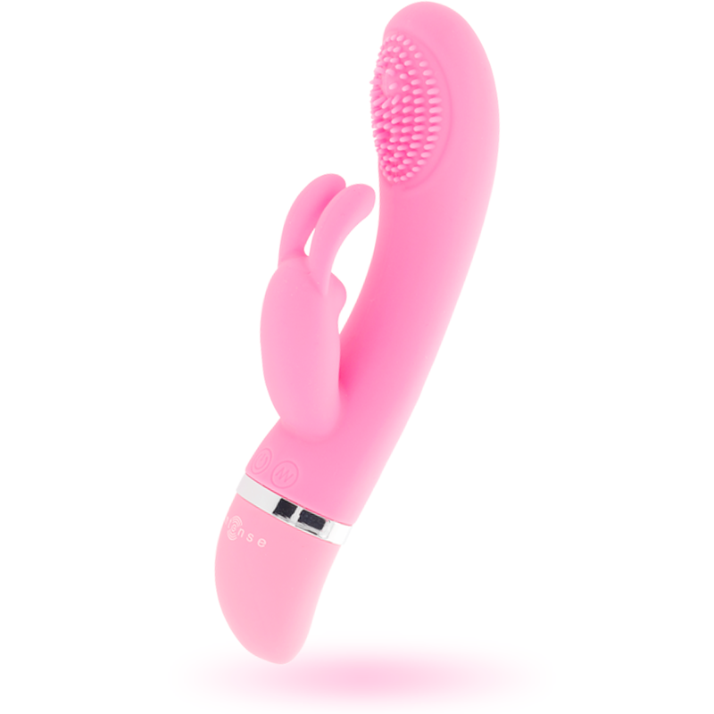 Susy Oscillating Vibrator Silicone Rabbit Pink