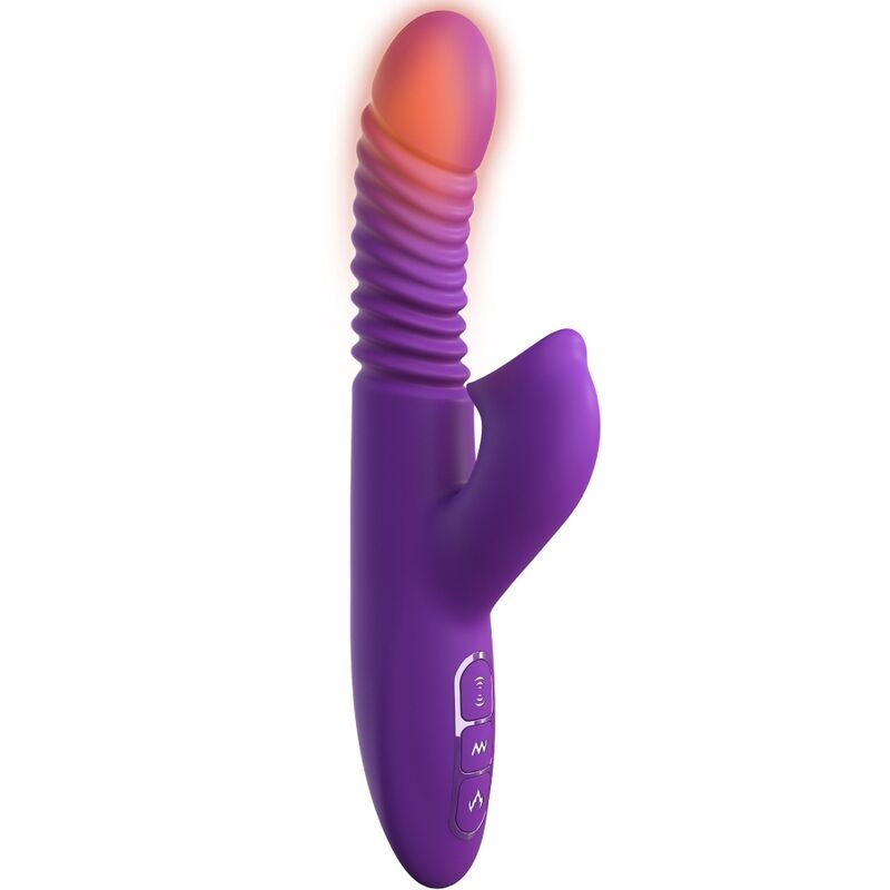 Clitoris Stimulator with Heat Oscillation and Vibration Function Violet