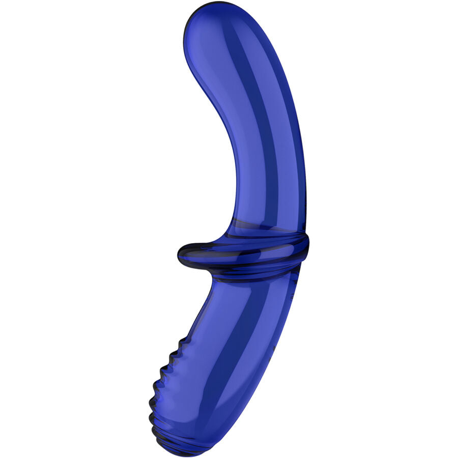 Double Crystal Dildo Blue