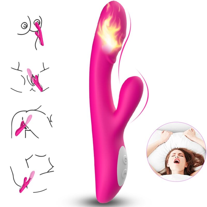 Spark Vibrator Heat Effect Fuchsia