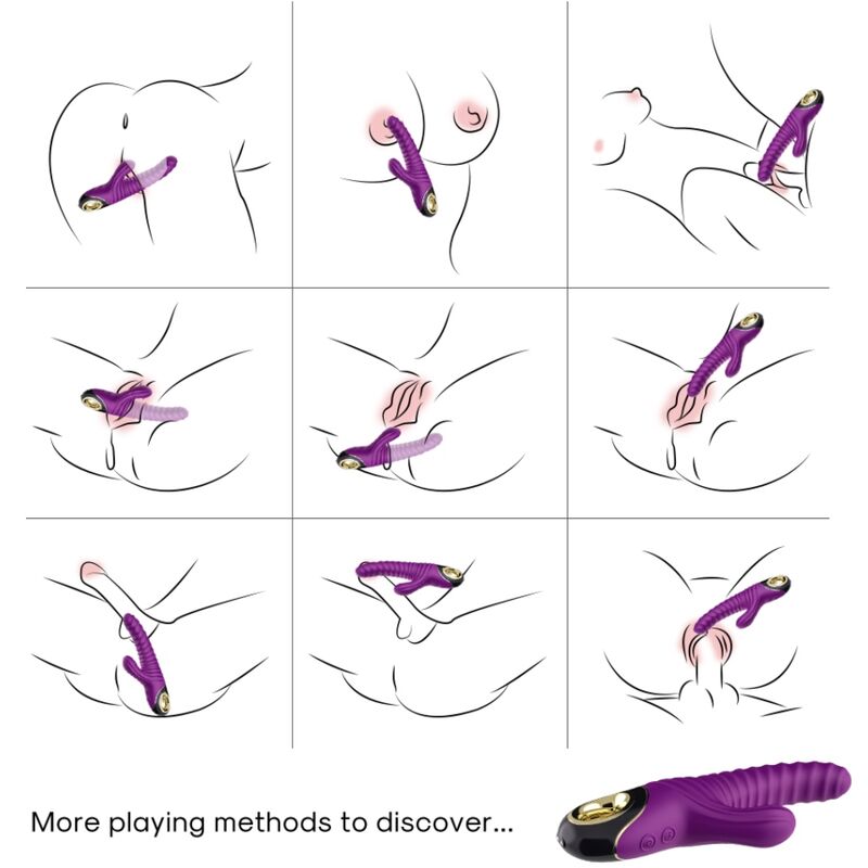 Eternity Vibrator Silicone Purple
